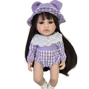 34 CM BABYLISTIC VINYL SILICONE DOLL, realistic hair, eyes, nails, so soft N